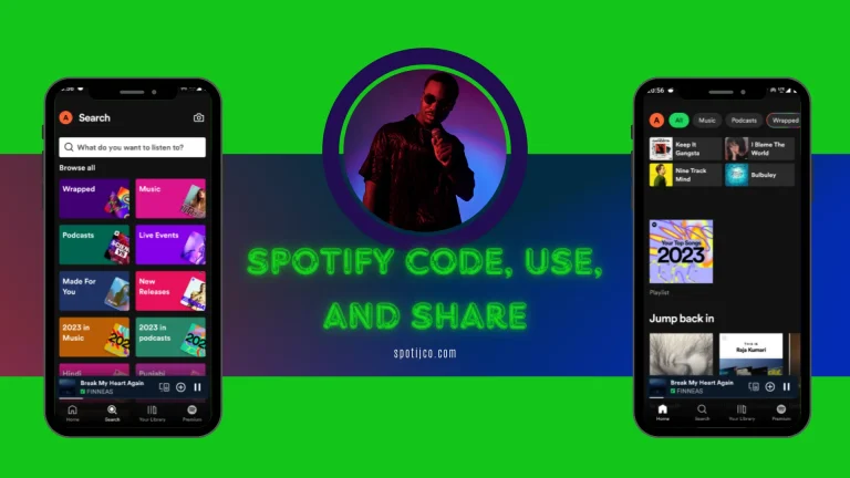 spotify code, use, and share