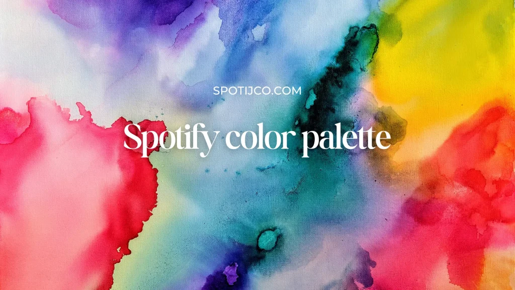 Spotify color palette